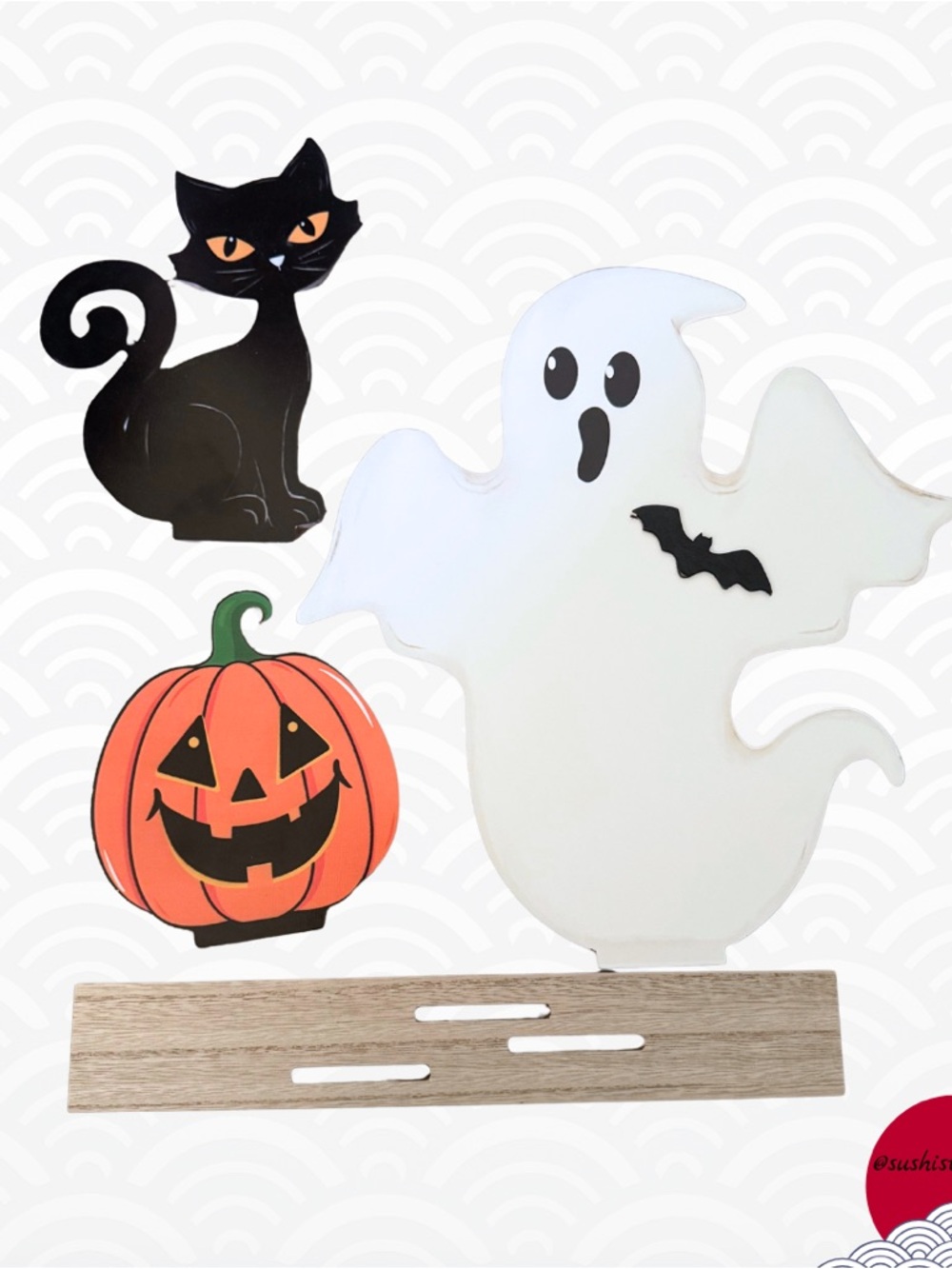 Spooky Tabletop Decor β’ Ghost/Cat/Pumkin - Picture 4 of 9